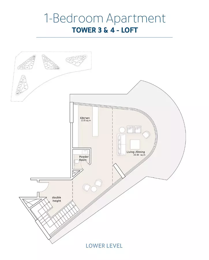 Sea La Vie - Tower 3 & 4 - Loft Floor Plan