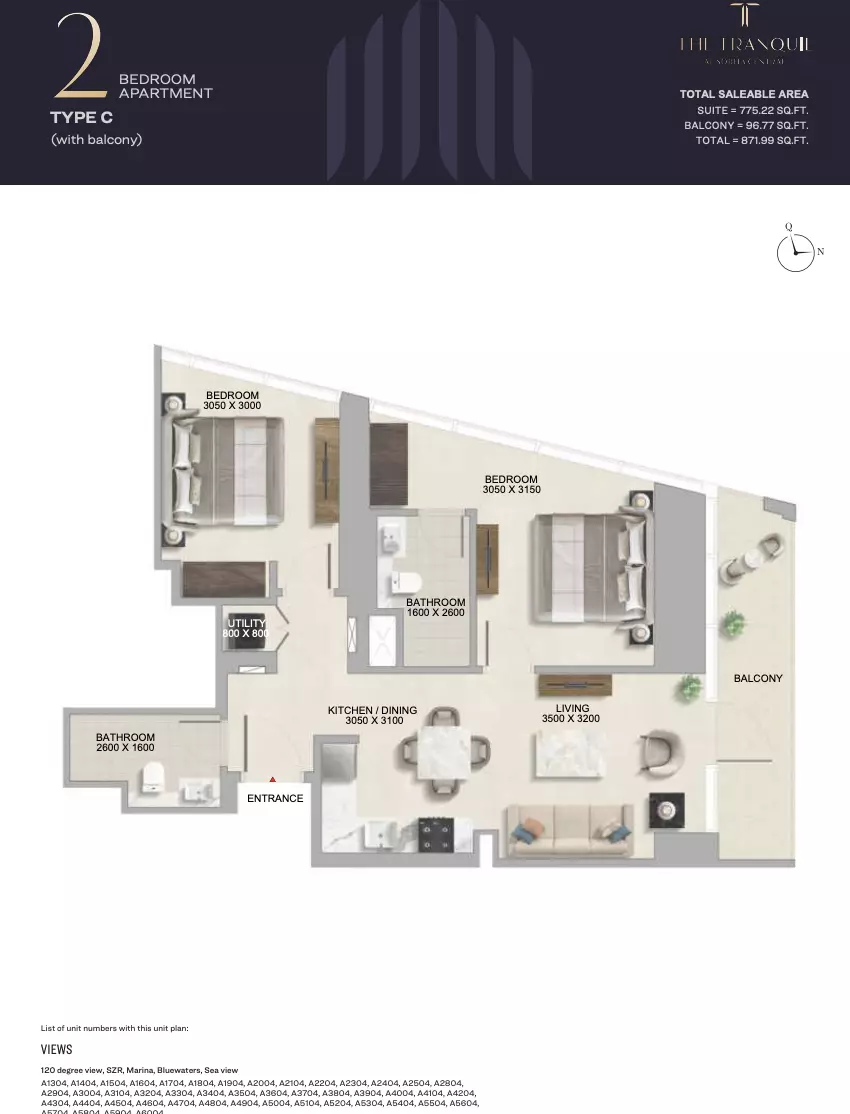 Unit floor plan image