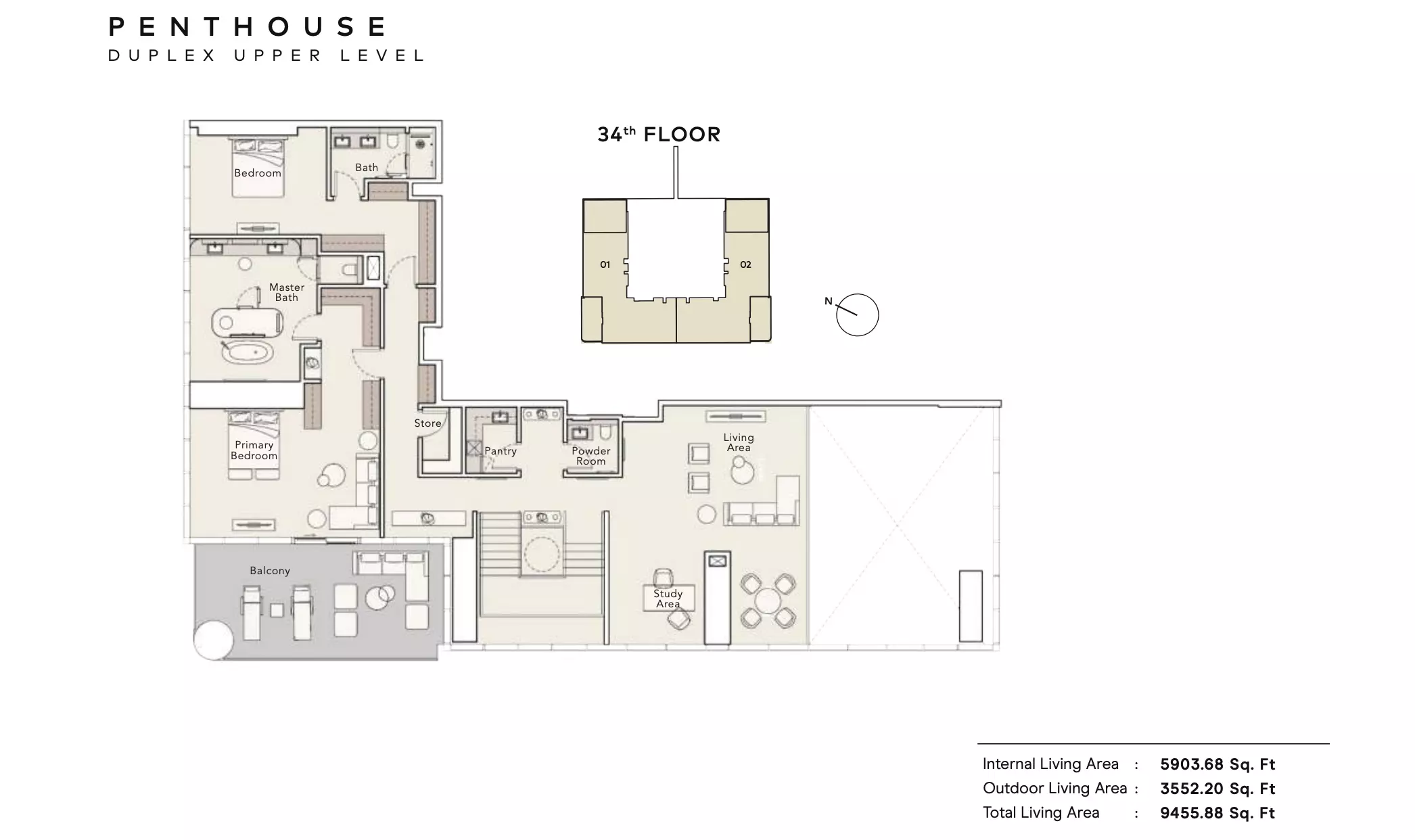 Mercer House Type P, 4 beds
