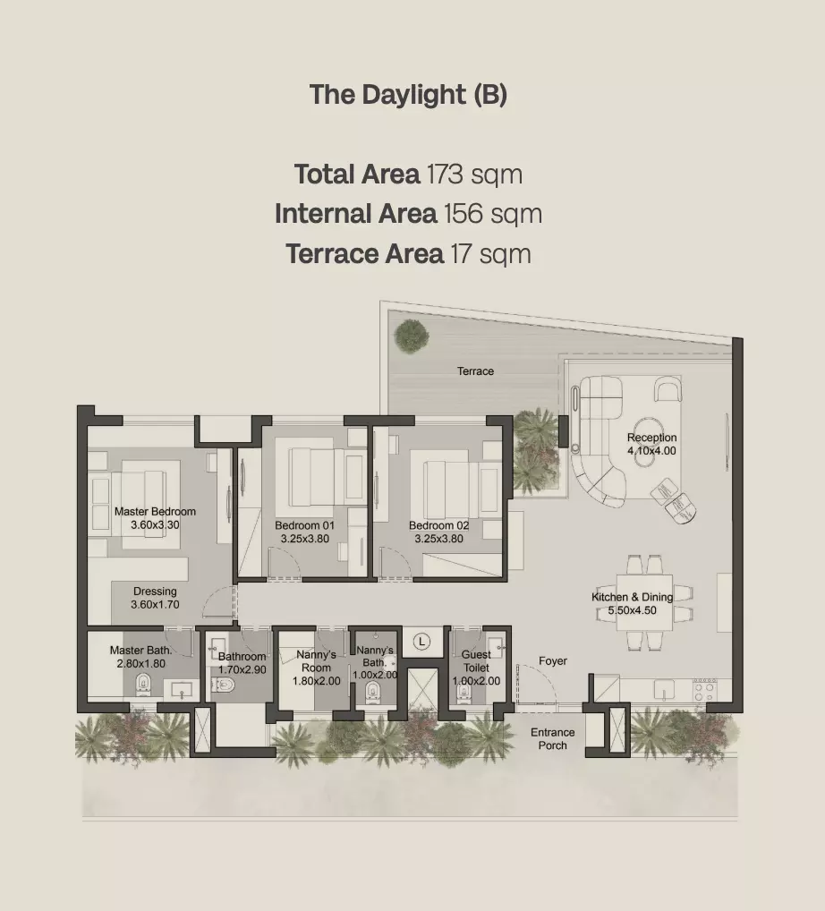 صورة مخطط ارضية الوحدة