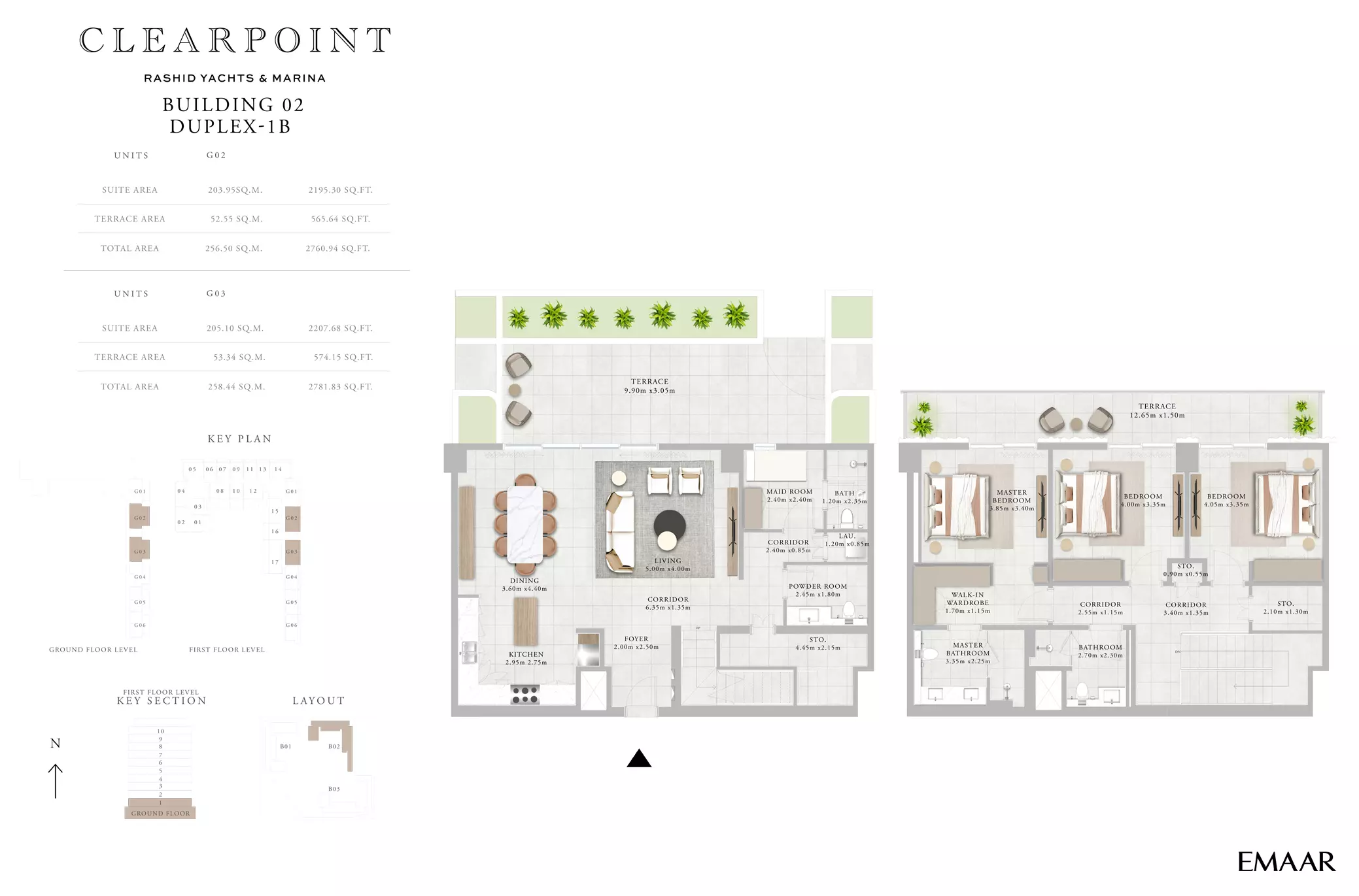 Clearpoint Building 2 _ Type 1B Duplex, 3 beds