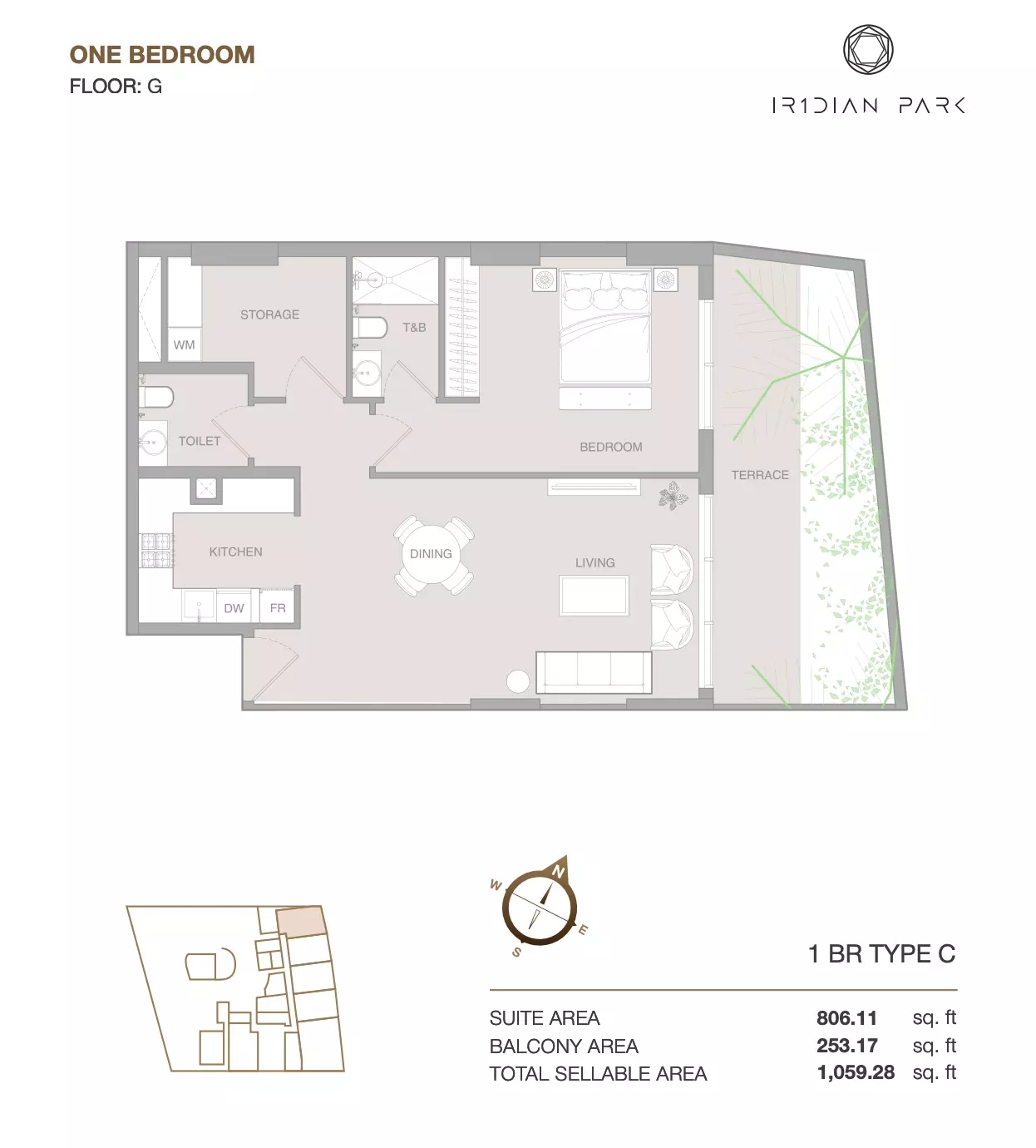 Unit floor plan image
