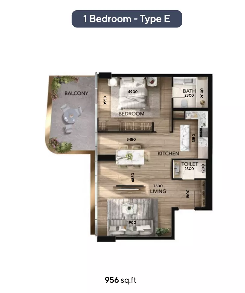 صورة مخطط ارضية الوحدة