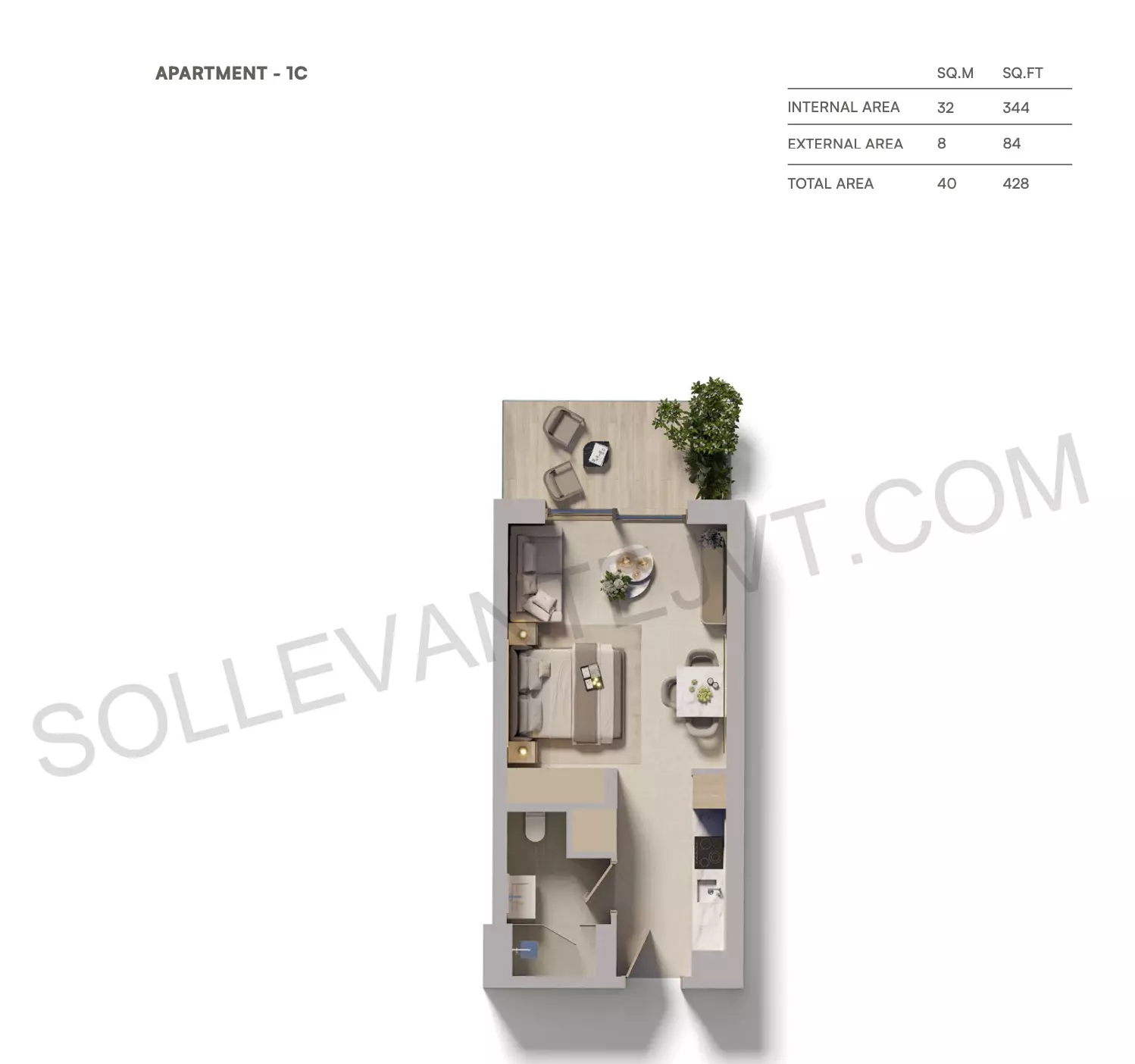 Unit floor plan image