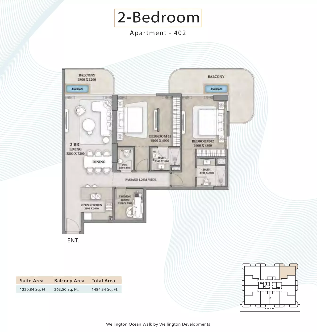 صورة مخطط ارضية الوحدة