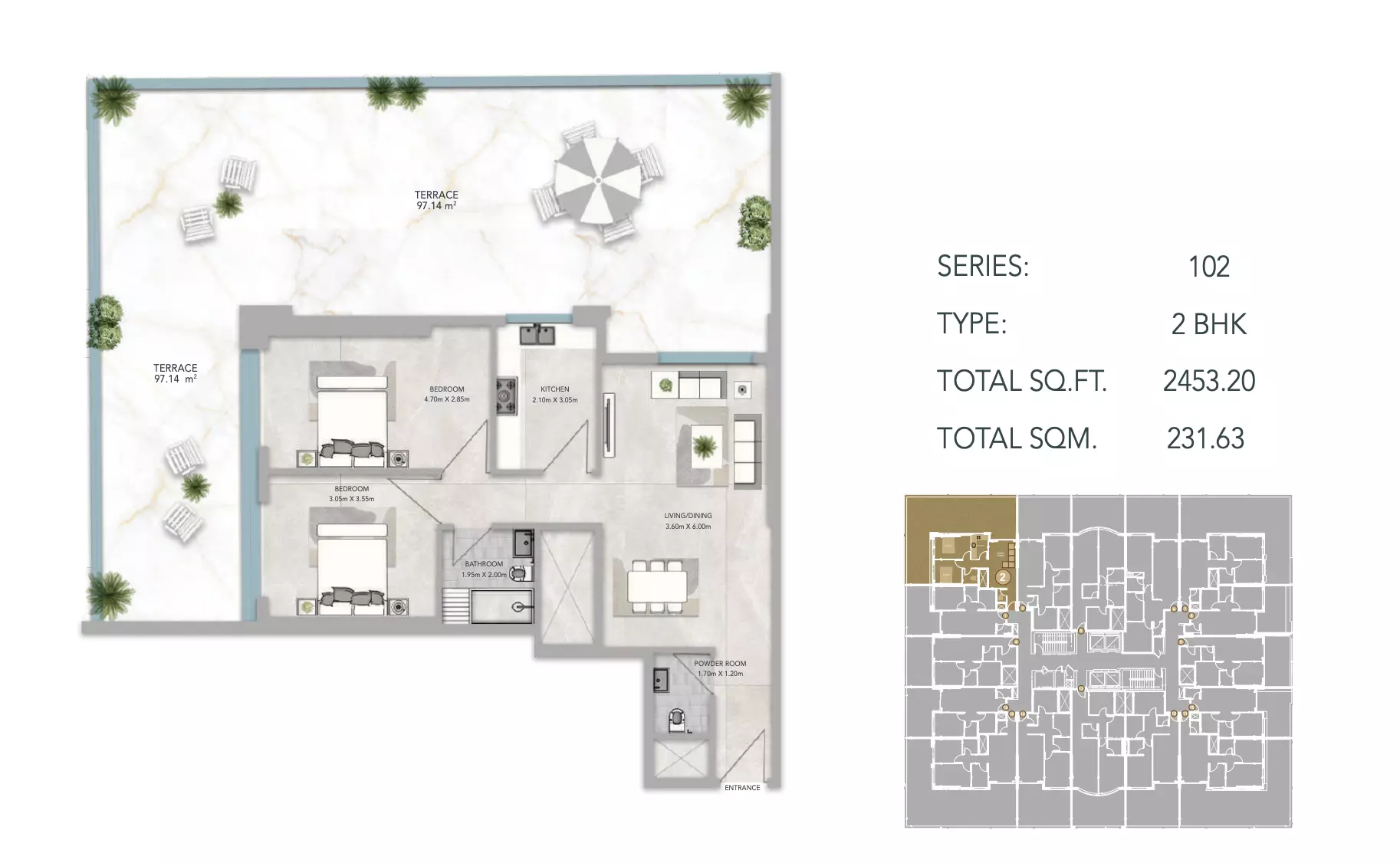 Unit floor plan image