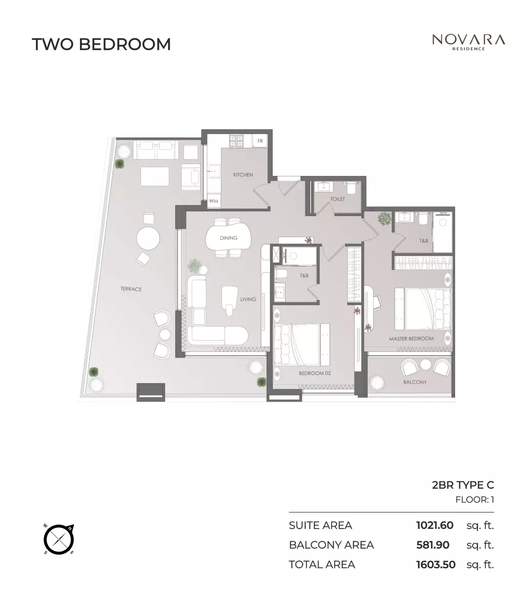 Unit floor plan image