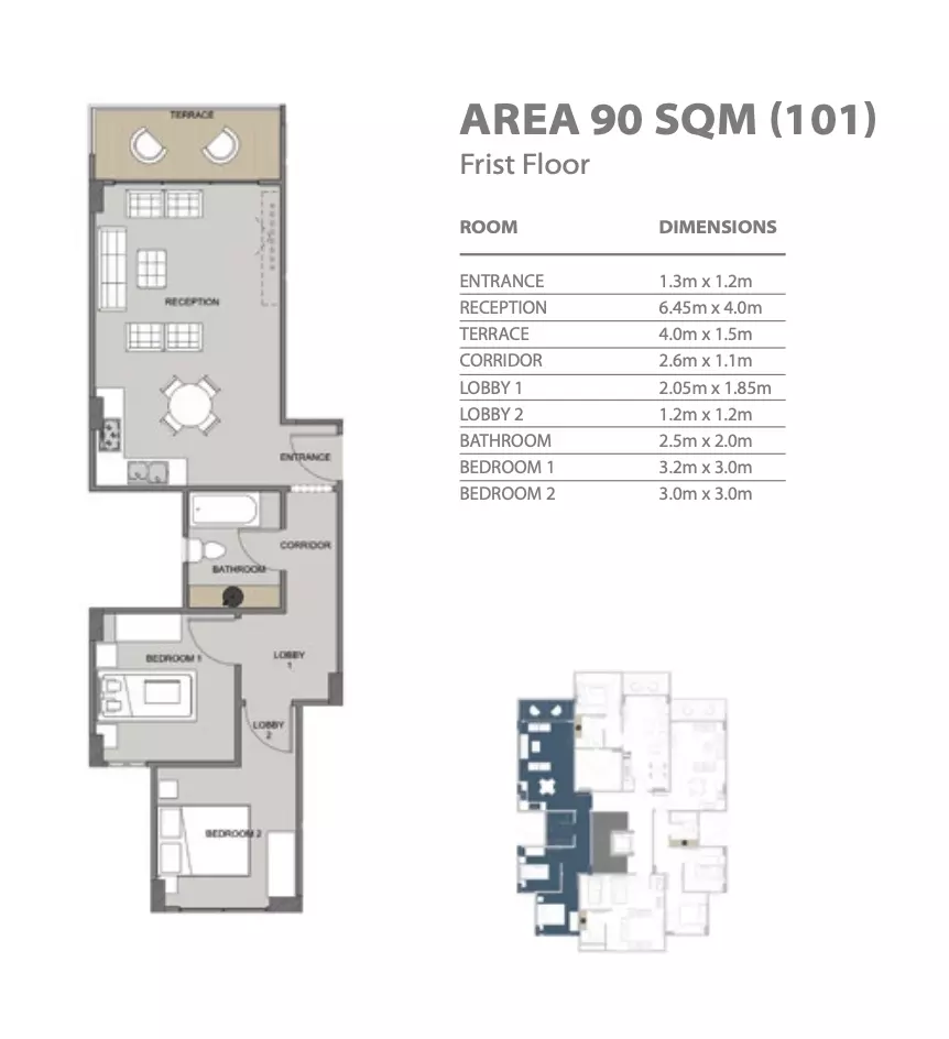 Unit floor plan image