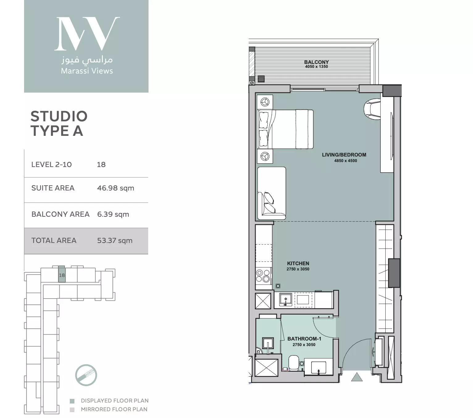 Unit floor plan image