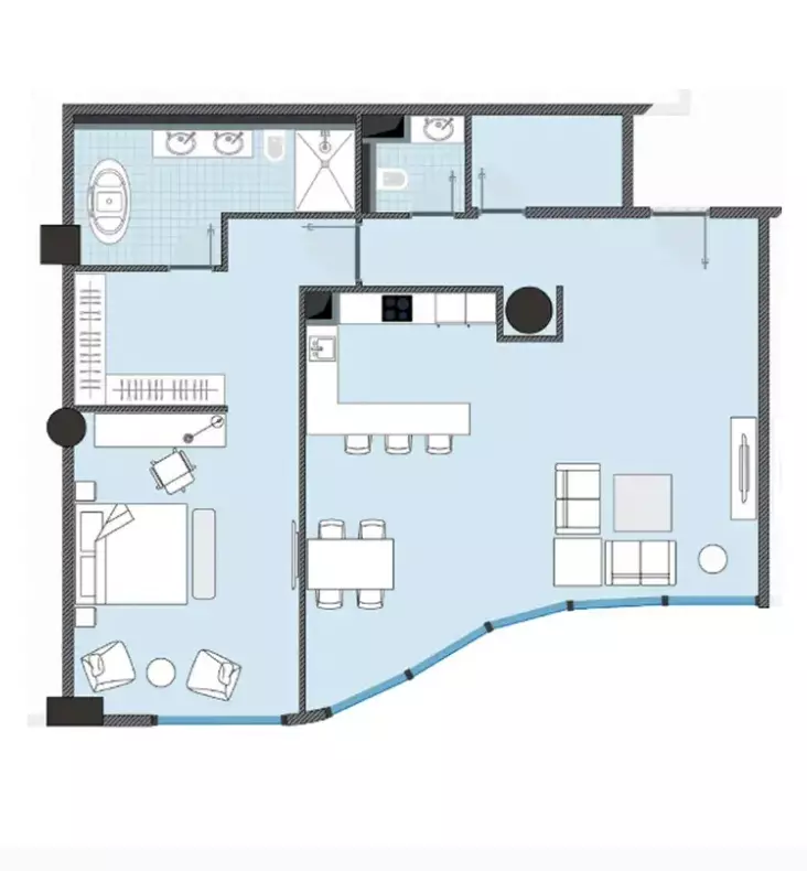 صورة مخطط ارضية الوحدة