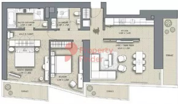 The Address Residences Dubai Opera T2-Unit 10, 2 beds