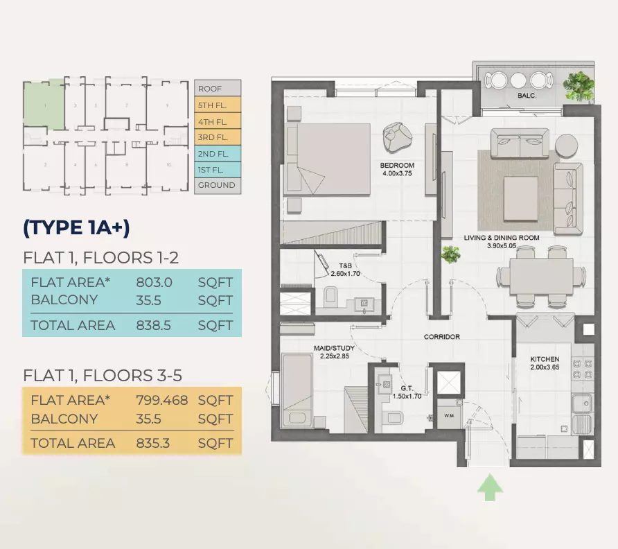 Unit floor plan image