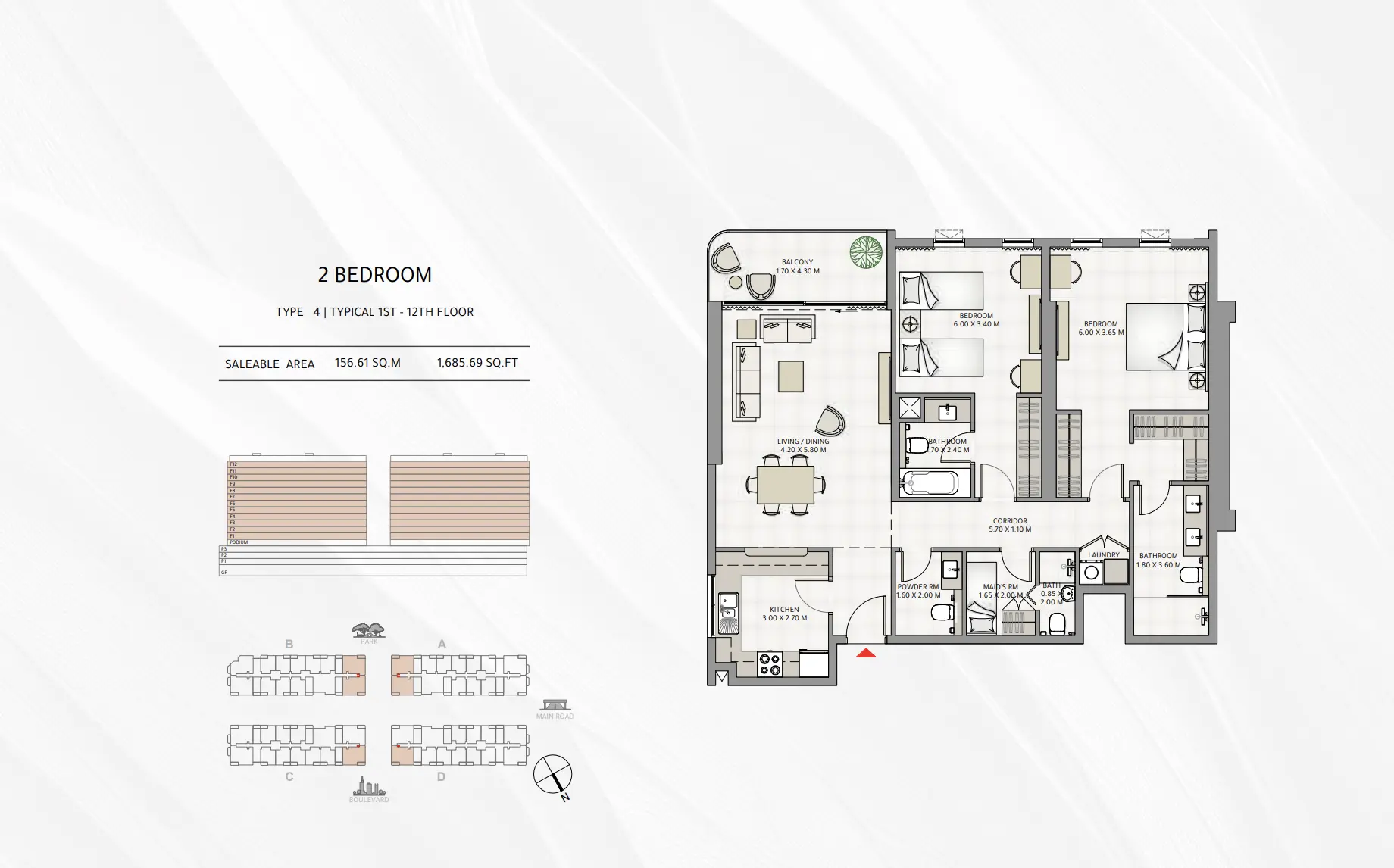 Unit floor plan image