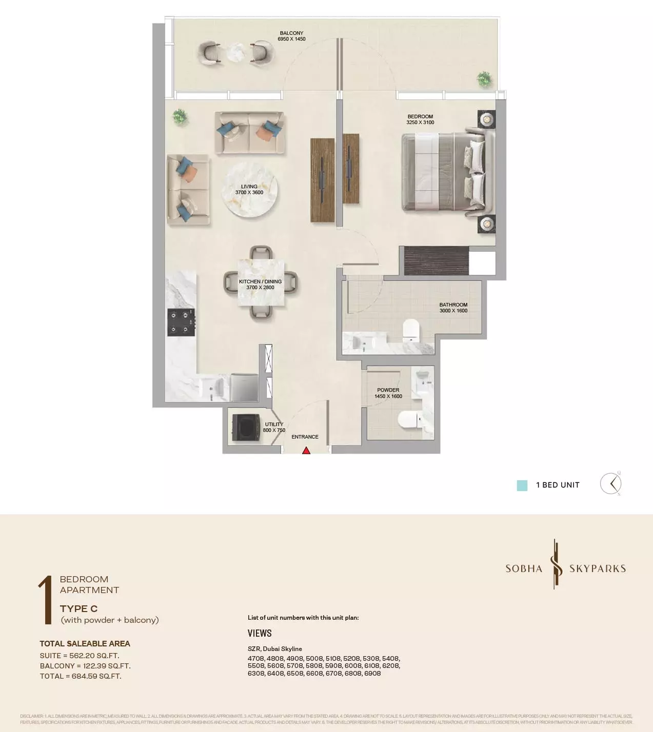 Unit floor plan image