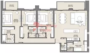 Jomana B3-Type B Level 3-4, 3 beds