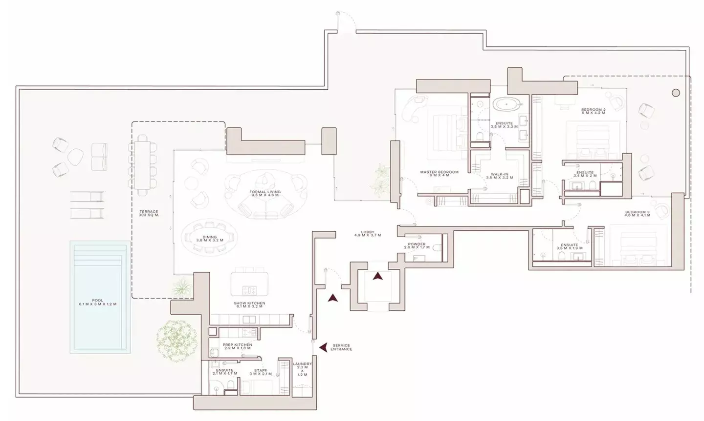 Unit floor plan image