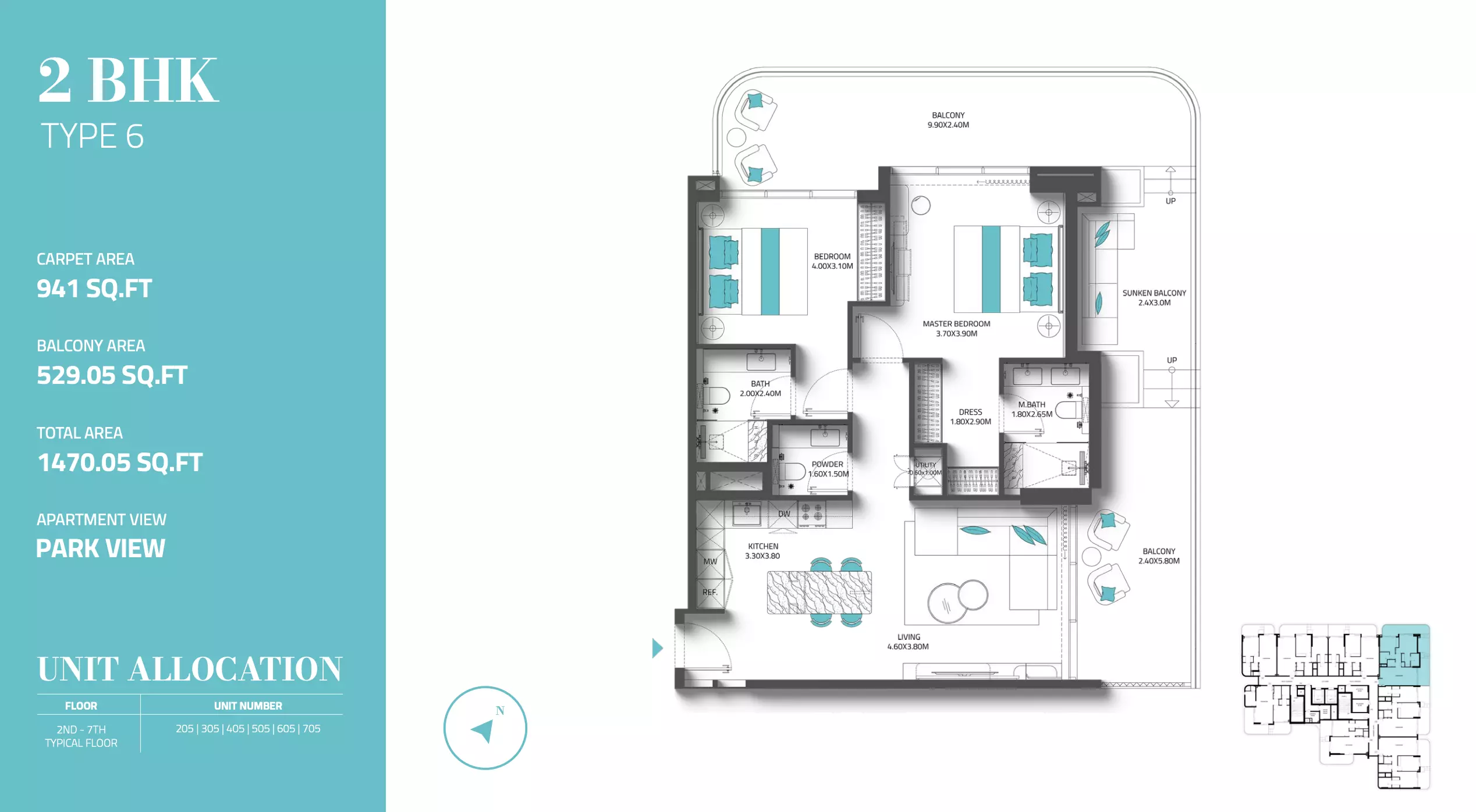 Unit floor plan image