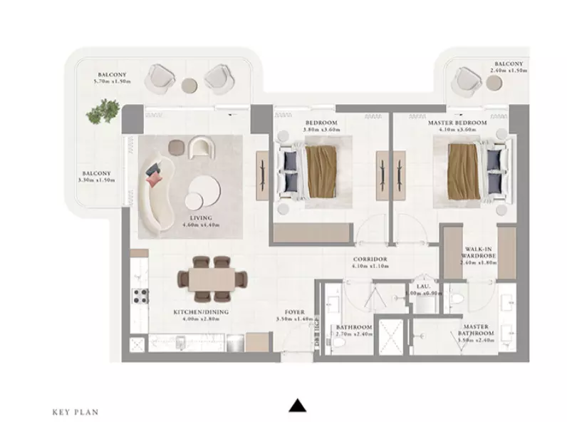 Avonlea B2-Type B, 2 beds