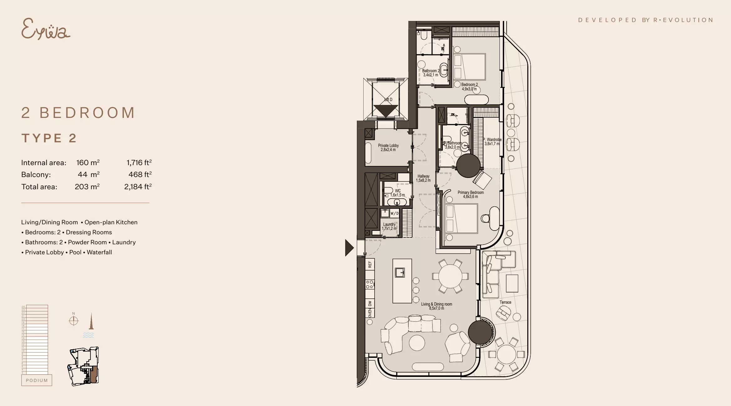 صورة مخطط ارضية الوحدة