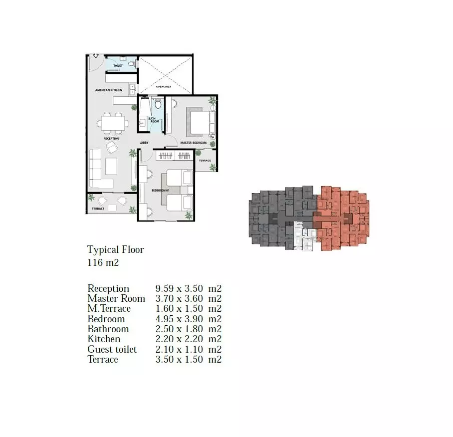 Unit floor plan image