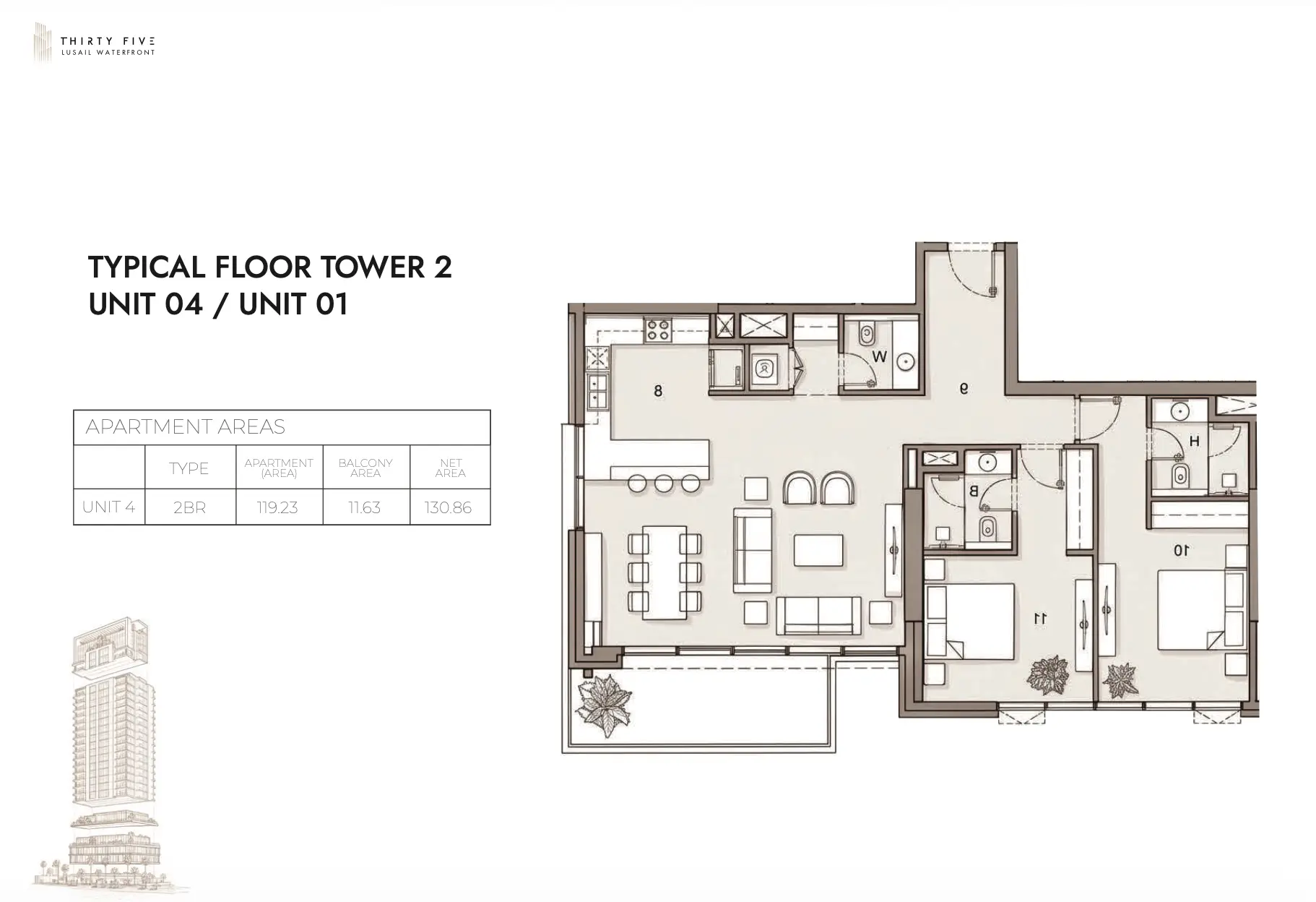 Unit floor plan image