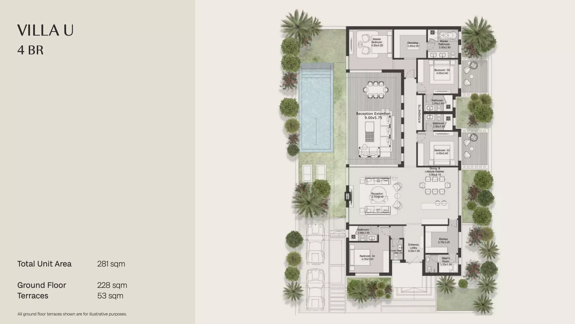 صورة مخطط ارضية الوحدة