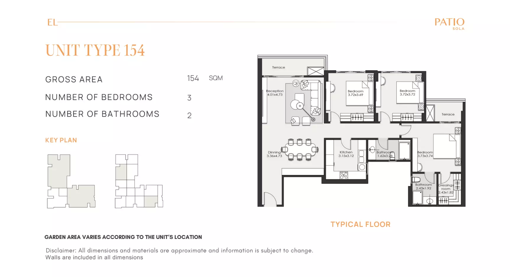 صورة مخطط ارضية الوحدة