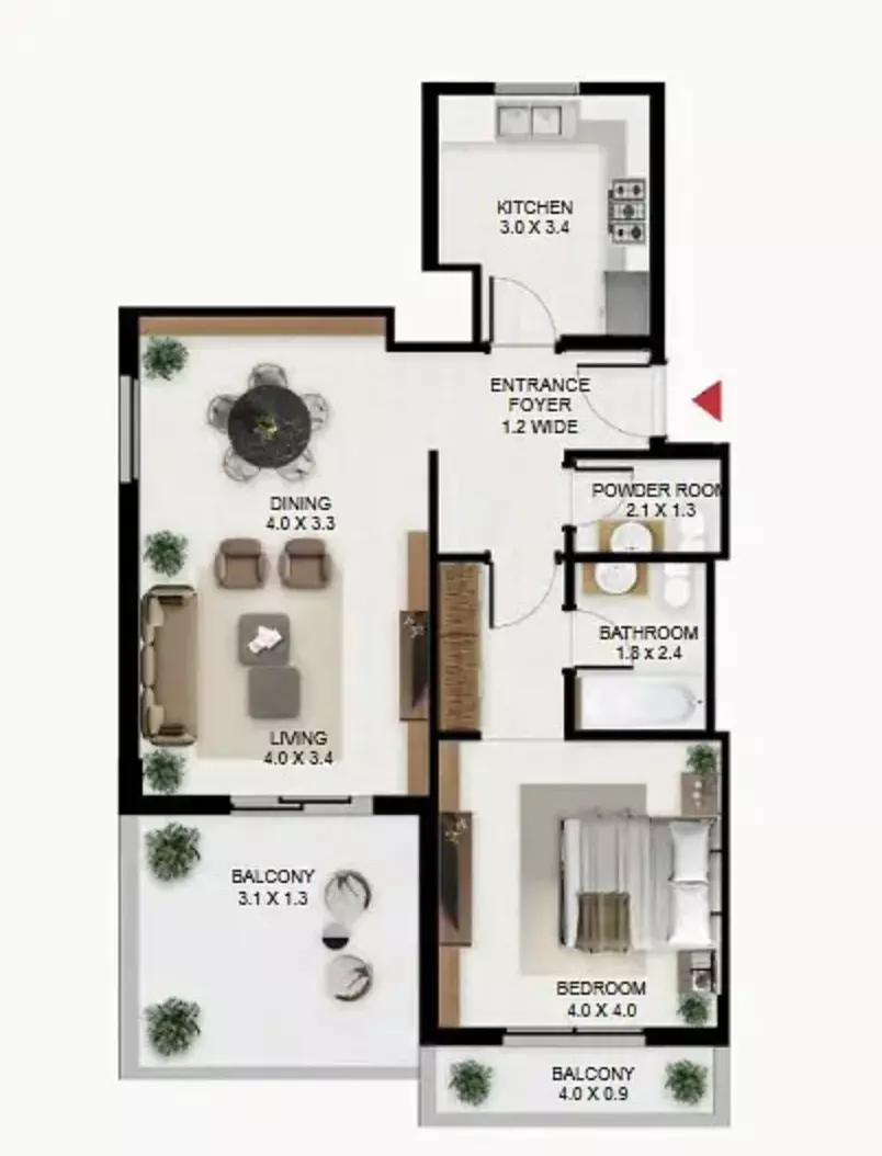 Unit floor plan image