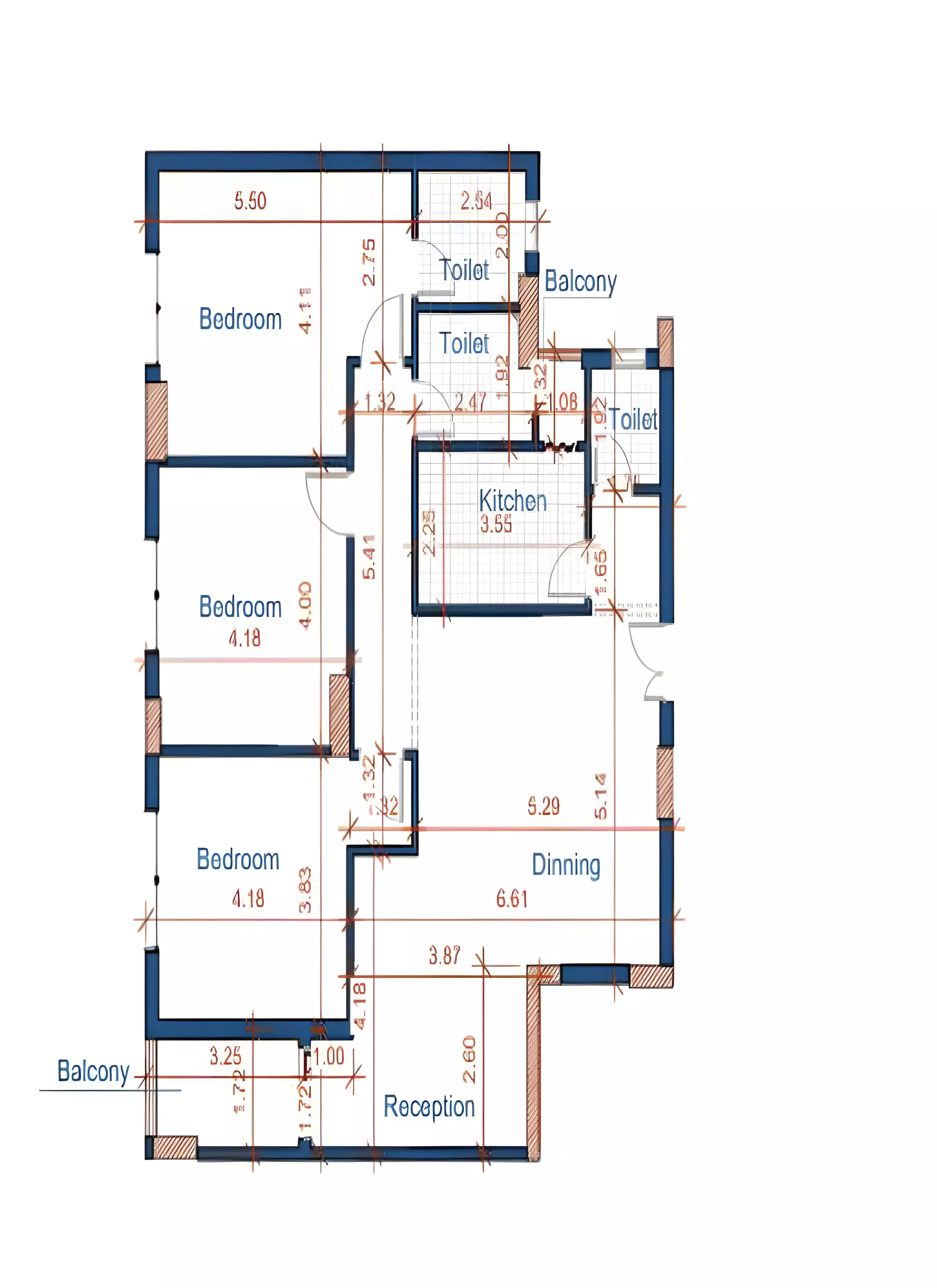Unit floor plan image