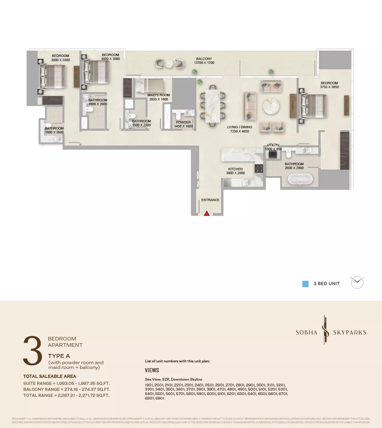 Unit floor plan image