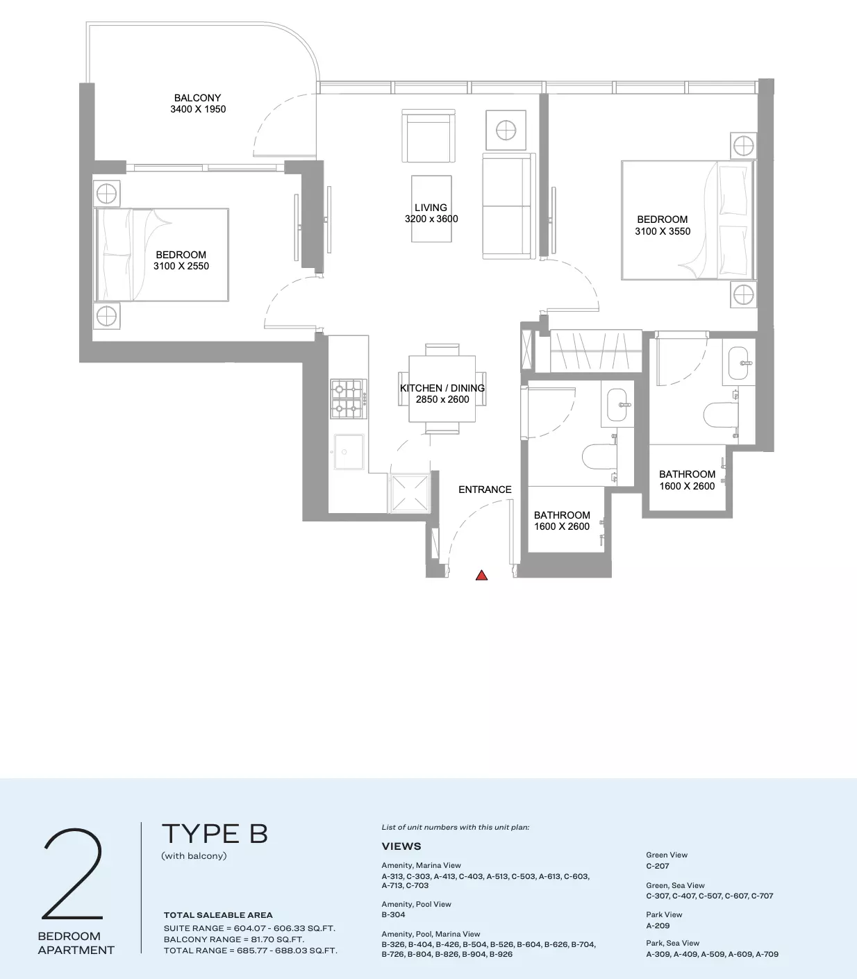 Unit floor plan image