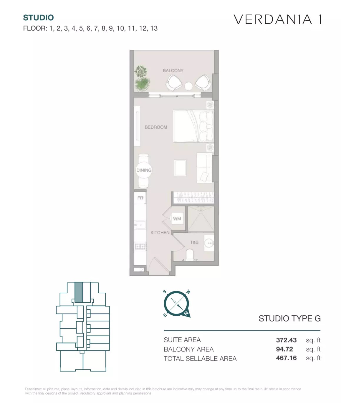 Unit floor plan image