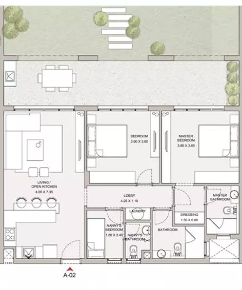 Unit floor plan image