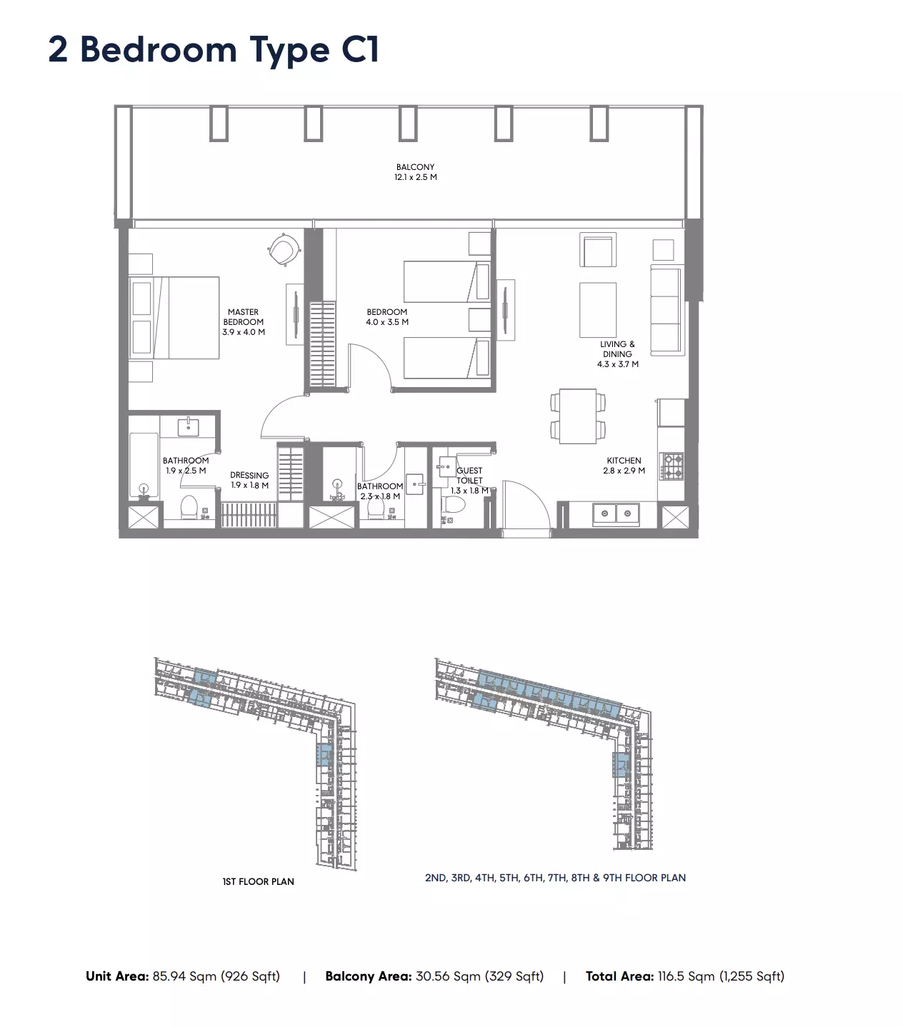 Unit floor plan image