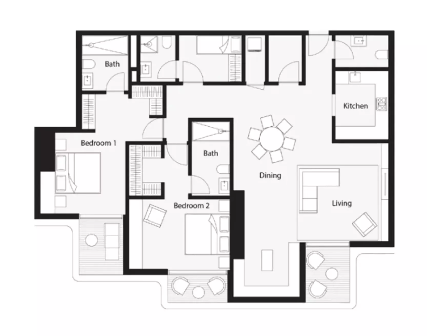 صورة مخطط ارضية الوحدة