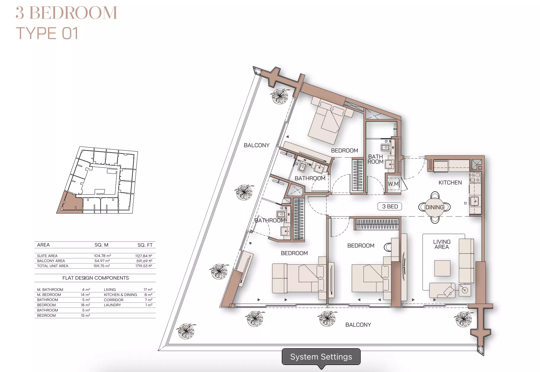 Unit floor plan image