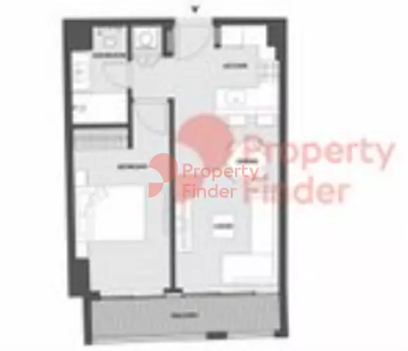 15 Northside Tower B Unit 210, Second Floor, 1 bed