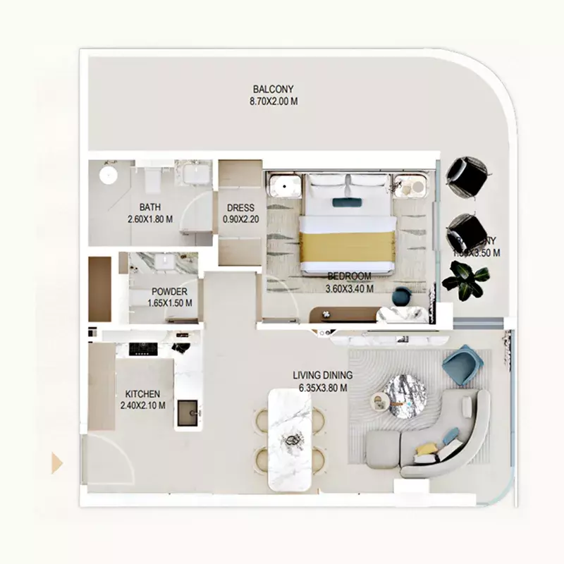 Unit floor plan image