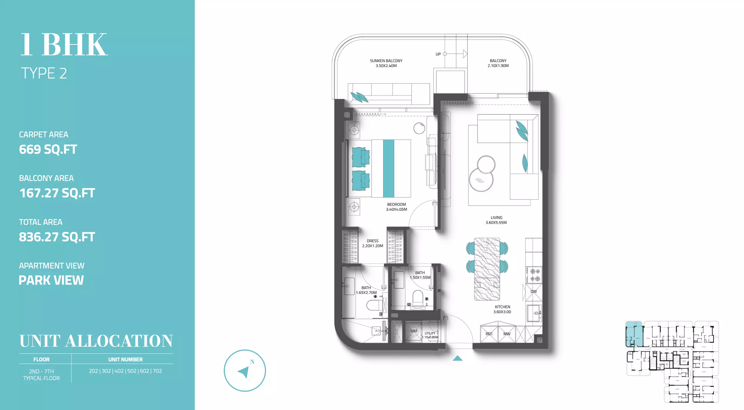 Unit floor plan image