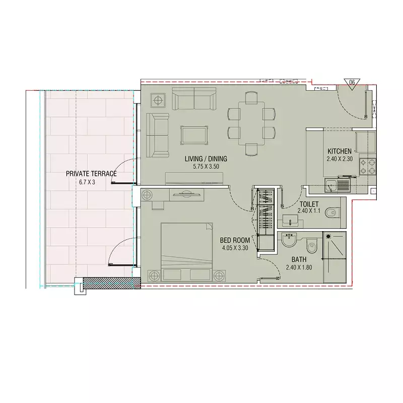 Unit floor plan image