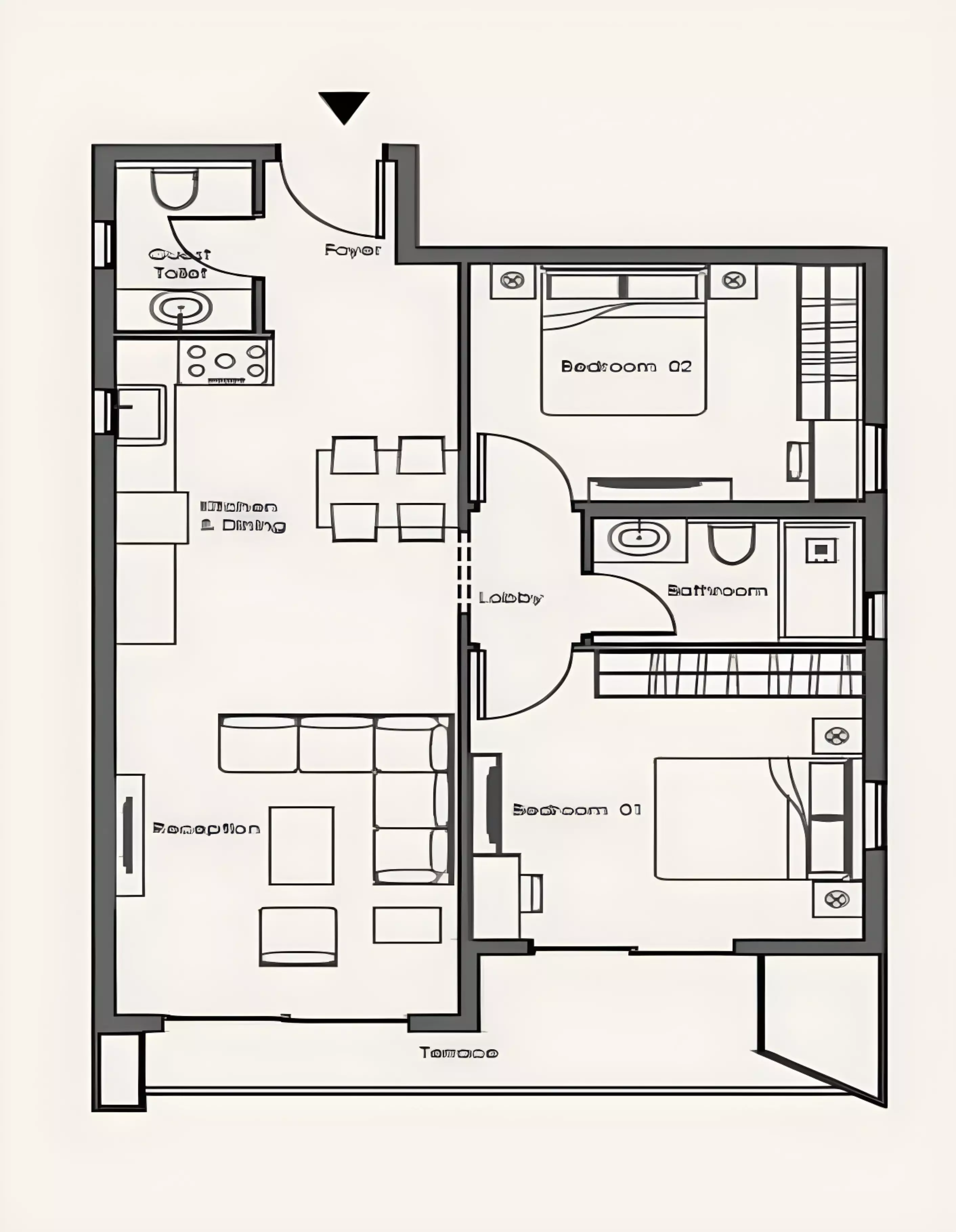 Unit floor plan image