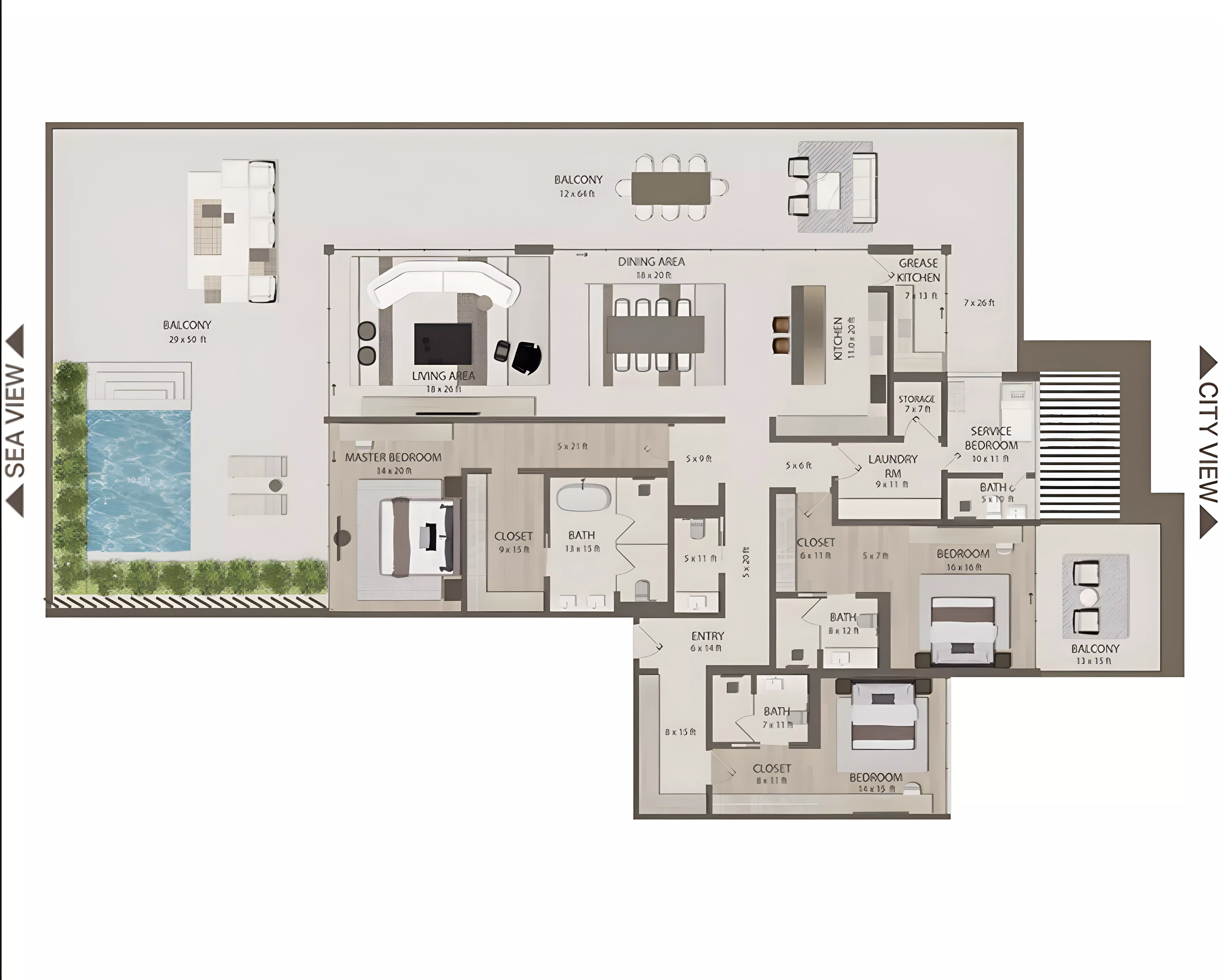 Unit floor plan image