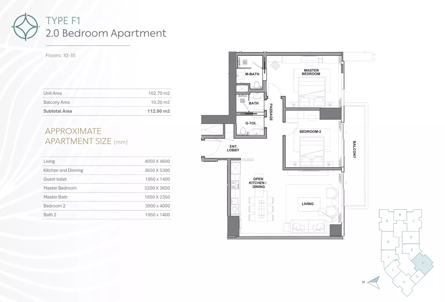 Unit floor plan image