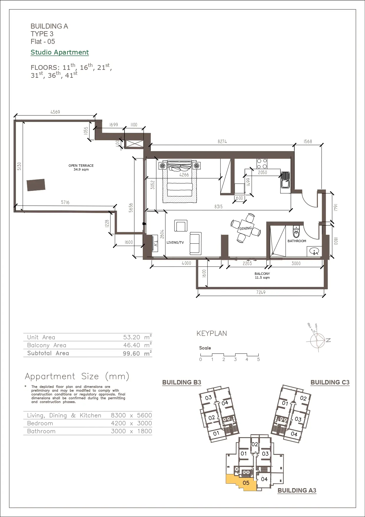 Unit floor plan image