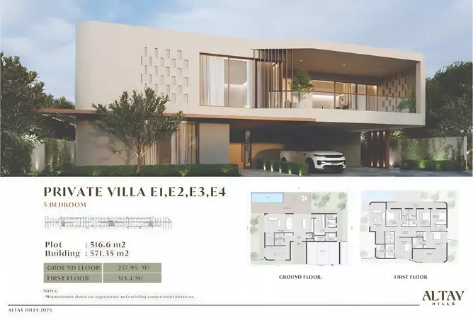 Altay Hills — 5BR floor plan