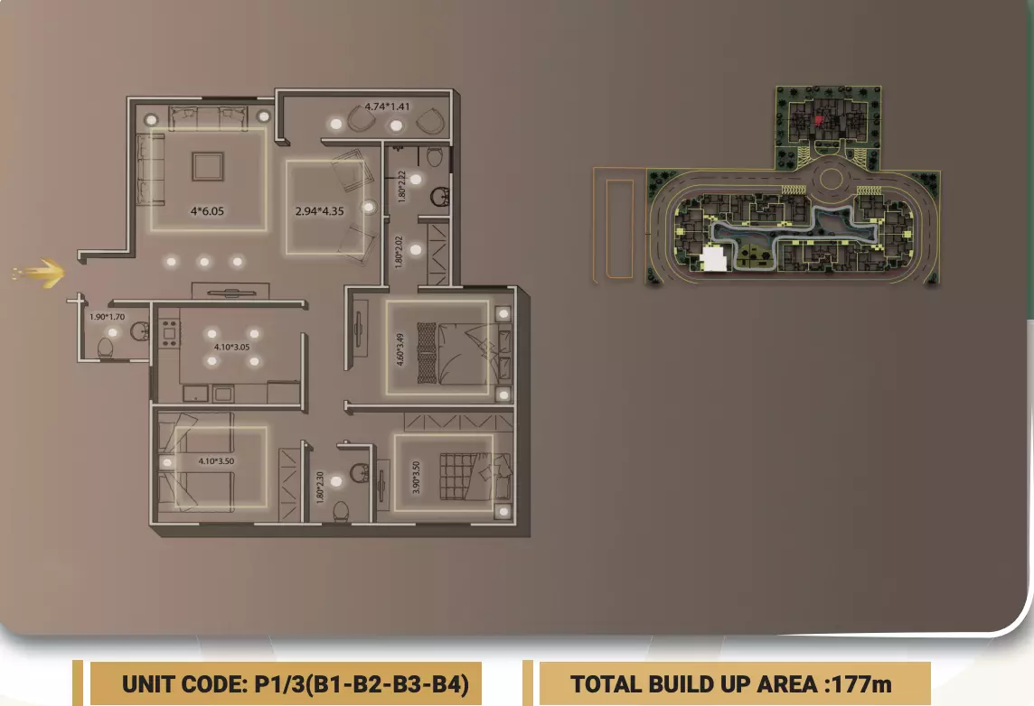 Unit floor plan image