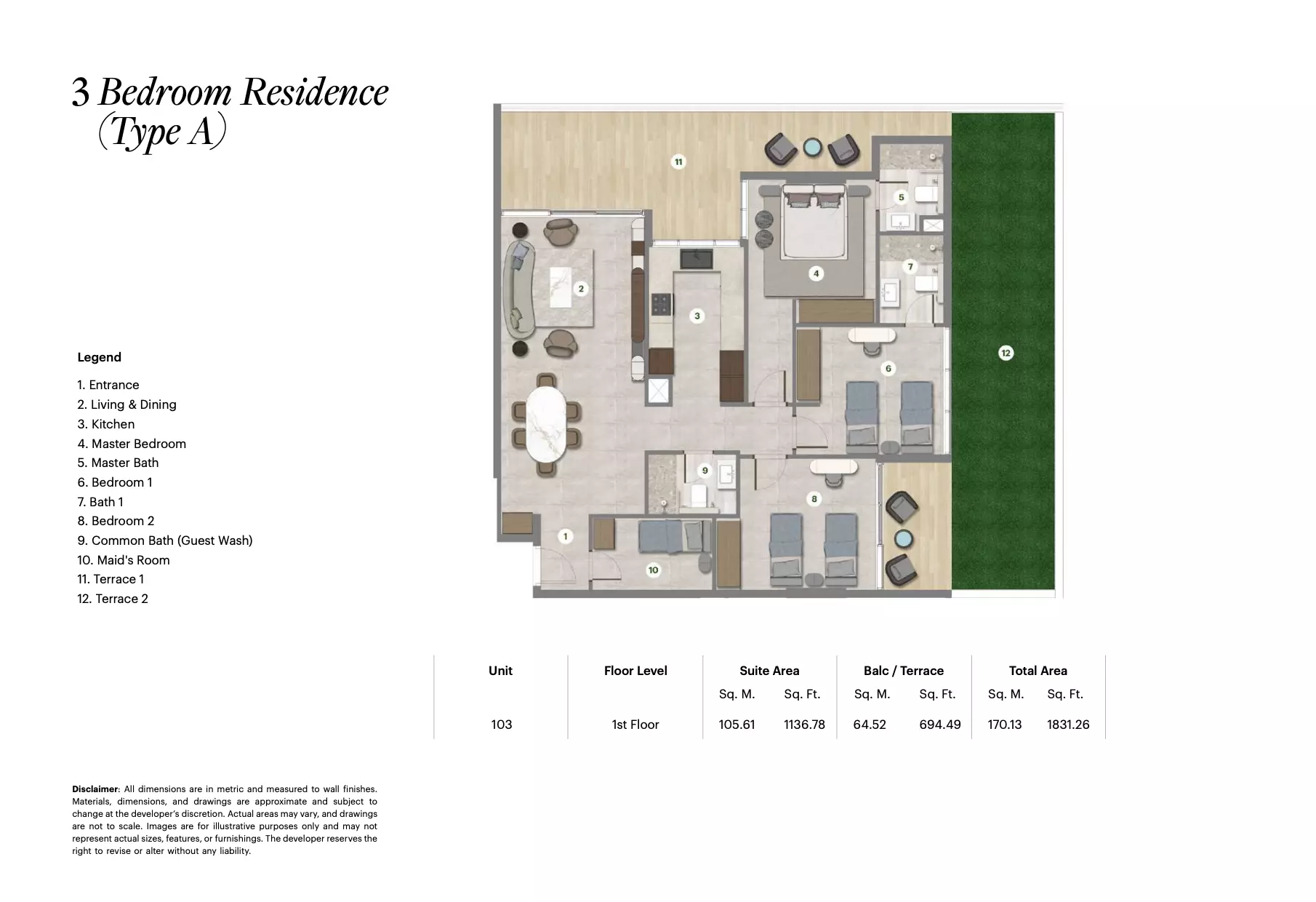 Unit floor plan image