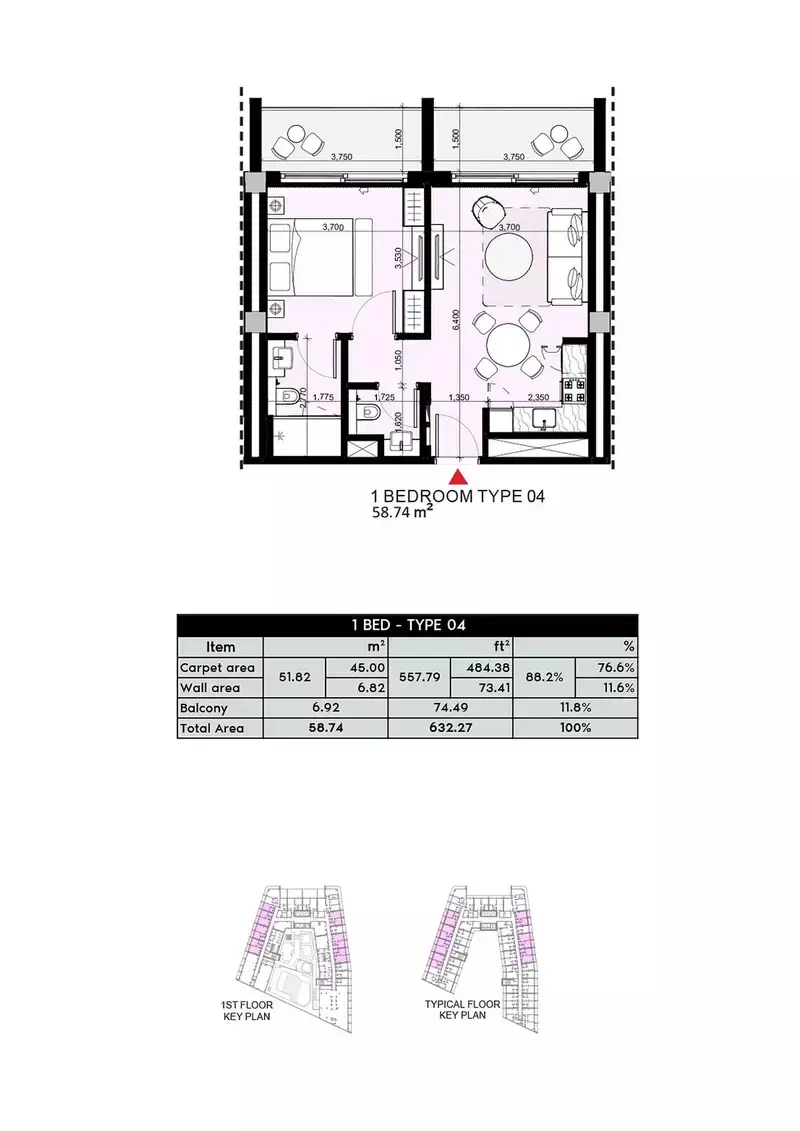 Unit floor plan image