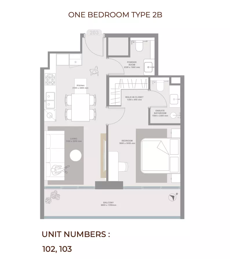 Unit floor plan image
