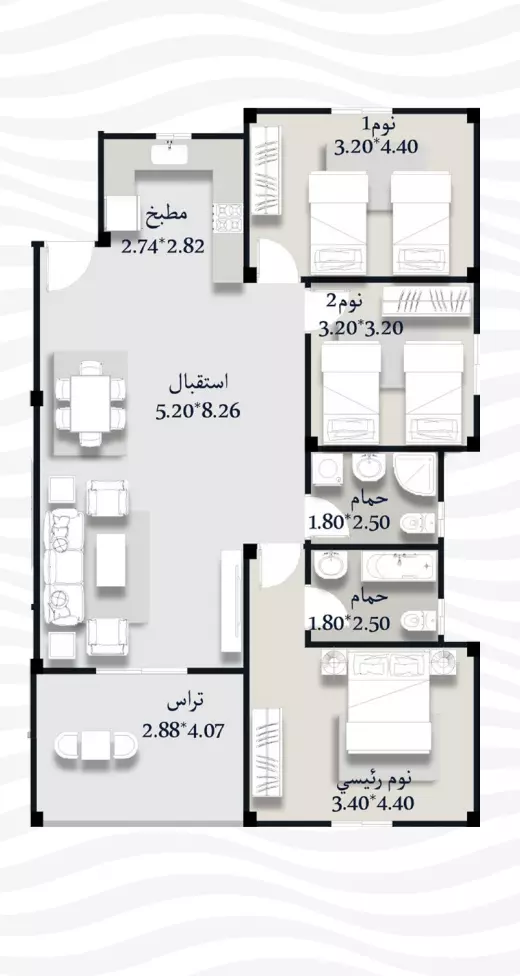 Unit floor plan image